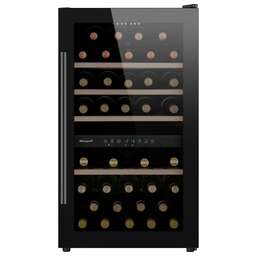 WEISSGAUFF Винный шкаф WWC-49 DB DualZone 1-нокамерн. черный (431602)