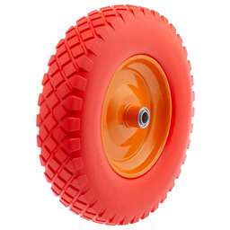 PALISAD Колесо полиуретановое 4.80/4.00-8, длина оси 90 мм, подшипник 20 мм 68977