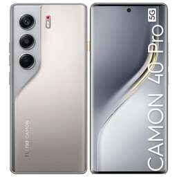 TECNO 6.78" Смартфон Camon 40 Pro 5G 12/256Gb, NFC, AMOLED, 144Гц, 5200мAч, титановый