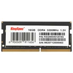 KINGSPEC Память DDR4 16GB 3200MHz KS3200D4N12016G RTL PC4-25600 CL17 SO-DIMM 260-pin 1.2В single rank Ret