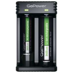 GOPOWER LiCharger 4 З/У для аккумуляторов 2 слота (00-00015360)