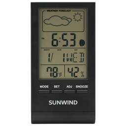 SUNWIND Термометр SW-WSH207, черный