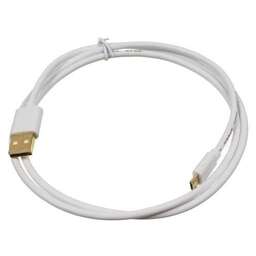 NONAME Кабель 2A Square, micro USB (m) - USB (m), 1м, 2A, белый