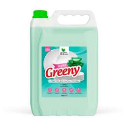 CLEAN&GREEN Средство для мытья посуды "Greeny" Light "Алоэ вера" 5 л. (ПЭНД) CG8442