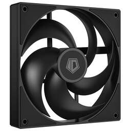 ID-COOLING Вентилятор AS-140-K 140x140x25мм (60шт./кор, PWM, резиновые углы, черный, 300-1800об/мин, супертихий) BOX