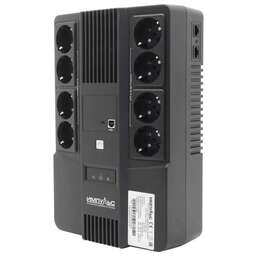 ИМПУЛЬС ИБП МАСТЕР 600, 600VA/360W, L-INT, A.SIN, LED, USB, RJ45/11, SCHUKOx8