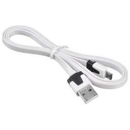 BURO Кабель BHP MICROUSB 1M FLAT USB (m)-micro (m) 1м белый плоский