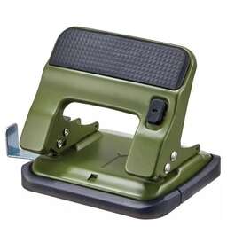 KW-TRIO Дырокол 09616GREEN макс.:30лист. металл зеленый отв.:2