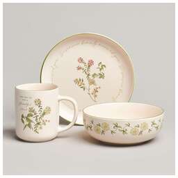 LEFARD НАБОР ПОСУДЫ SPRING FLOWERS 3 ПРЕДМЕТА (КОР=8НАБ) 260-1033