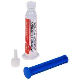 REXANT (09-3686) ФЛЮС-ГЕЛЬ ДЛЯ ПАЙКИ , КАНИФОЛЬ-ГЕЛЬ АКТИВ, 12 МЛ, ТЕХНО-ШПРИЦ, БЛИСТЕР