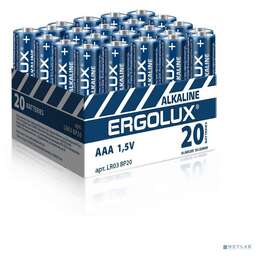 Ergolux LR03 Alkaline BP-20 ПРОМО (14674)