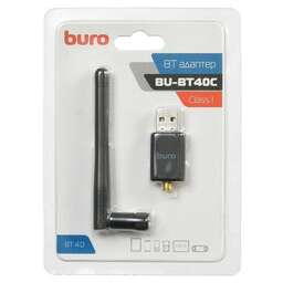 BURO USB BU-BT40С BT4.0+EDR class 1 100м черный