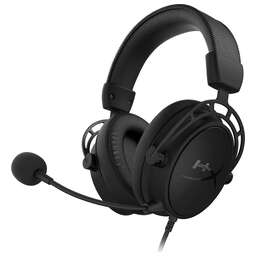 HYPERX Гарнитура игровая Cloud Alpha S Blackout (HX-HSCAS-BK), для компьютера, мониторные, проводные, черный [4p5l2aa]