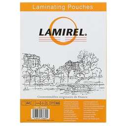 FELLOWES Пленка для ламинирования 75мкм A4 (100шт) глянцевая 216x303мм Lamirel (LA-78656)