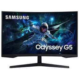 SAMSUNG Монитор 32" Odyssey G5 S32CG550EI black (VA, 2560x1440, Curved, 178°/178°, 300cd/m2, 2500:1, 1ms, 165Hz, HDMI, DP) (LS32CG550EIXCI)