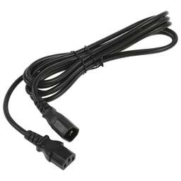 HYPERLINE Шнур питания PWC-IEC13-IEC14-3.0-BK C13-С14 проводник.:3x1.0мм2 3м 230В 10А (упак.:1шт) черный
