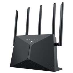 NETIS Wi-Fi роутер NX30, Wi-Fi 6, AX3000, 2.4/5ГГц, 3 LAN, черный