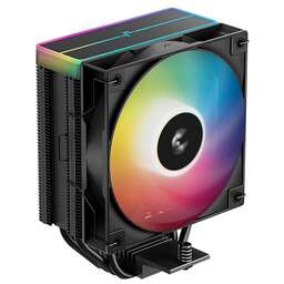 DEEPCOOL Вентилятор для процессора Deepсool AG400 BK ARGB V2 (Soc 1700/115X/1200/1851/AM5/AM4, 120mm, 2100rpm, 31.6 дБ, 220W, PWM 4-pin, Al+Cu)