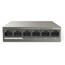 IP-COM Коммутатор F1106P-4-63W (L2) 6x100Мбит/с 4PoE 63W неуправляемый