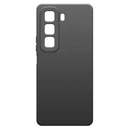 BORASCO Чехол (клип-кейс) Silicone Case, для Infinix Hot 50 4G, черный [73766]