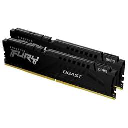 KINGSTON Модуль памяти 16GBDDR5 6000 DIMM FURY Beast Black EXPO Gaming Memory KF560C36BBEK2-16 Non-ECC, CL36 , 1.35V, (Kit of 2) 1RX16 36-38-38 288-pin 16Gbit, RTL