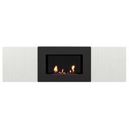 FIRELIGHT Тумба с биокамином BFP/P-1400L белая