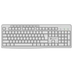 OKLICK Клавиатура Оклик K225W белый USB беспроводная Multimedia (1875235)