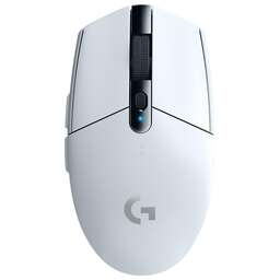 LOGITECH Мышь G304 Lightspeed белый оптическая 12000dpi беспров. USB 5but (910-005295)