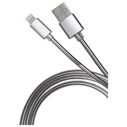 PREMIER Кабель 6-703M2 1.0S, Lightning (m) - USB (m), 1м, серебристый