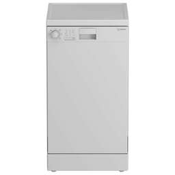 INDESIT Посудомоечная машина DFS 1A50, узкая, напольная, 44.8см, загрузка 9 комплектов, белая [869894100070]