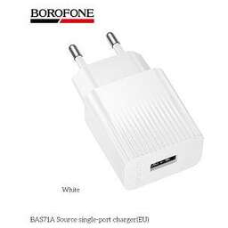 BOROFONE (6941991122569) BAS71A 1USB 2.1A White