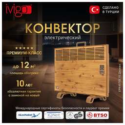 IVIGO Электрический конвектор EPK4570E10 Дерево