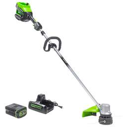 GREENWORKS Триммер электрический 2110607UB, аккумуляторный, 82В, 5Ач, с ЗУ