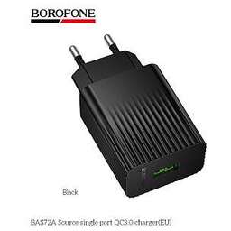 BOROFONE (6941991122637) BAS72A 1USB 3.0A QC3.0 18W Black
