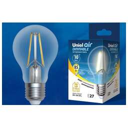 UNIEL (UL-00005181) LED-A60-10W/3000K/E27/CL/DIM GLA01TR