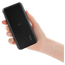 TTEC Внешний аккумулятор PowerSlim Pro W QI/PD/QC 3.0 10.000mAh Wireless Universal Mobile Charger. Цвет: черный