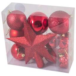 ВОЛШЕБНАЯ СТРАНА Набор шаров + звезда SYCB17-516 18шт. 003371