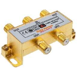 REXANT (05-6103-1) ДЕЛИТЕЛЬ ТВ Х 4 + 5ШТ. F BOX 5-1000 МГЦ GOLD