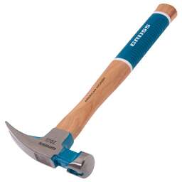GROSS Молоток-гвоздодер,560 г, угол 75, магнит, обрезиненная рукоятка AMERICAN HICKORY 10419