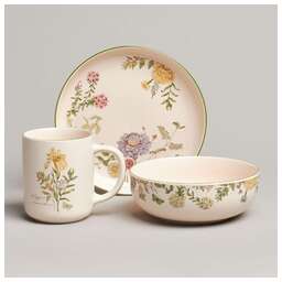 LEFARD НАБОР ПОСУДЫ SPRING FLOWERS 3 ПРЕДМЕТА (КОР=8НАБ) 260-1034