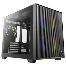 DEEPCOOL Корпус CG330 Mesh 3F черный без БП mATX 10x120mm 5x140mm 1xUSB2.0 1xUSB3.0 audio bott PSU