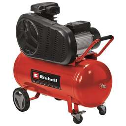 EINHELL Компрессор поршневой TE-AC 400/90/10 масляный 230л/мин 90л 3000Вт красный