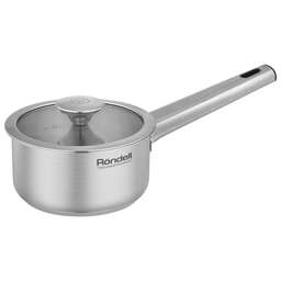 RONDELL Ковш Modern RDS-1745 0.9л. d=14см (с крышкой) стальной