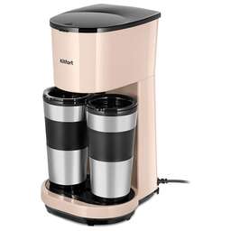 KITFORT Кофеварка капельная КТ-7303 800Вт бежевый/черный