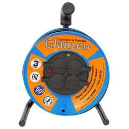 GLANZEN EB-50-020, на катушке, c/з, 4 роз - 50м