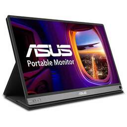 ASUS Монитор 15.6" ZenScreen MB16AP темно-серый IPS LED 16:9 глянцевая 220cd 178гр/178гр 1920x1080 60Hz FHD USB 0.86кг