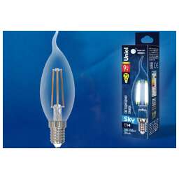 UNIEL (UL-00005169) LED-CW35-9W/4000K/E14/CL PLS02WH