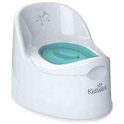 KIDWICK туалетный МП Гранд, белый/белый с бирюзовой крышкой KW050102