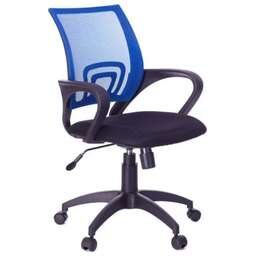 ЯРКРЕСЛА Sti-Ko44/LT/blue спинка сетка синий, сиденье черный, на пиастре