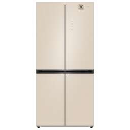 WEISSGAUFF Холодильник WCD 450 BEG NoFrost Inverter 3-хкамерн. бежевый инвертер